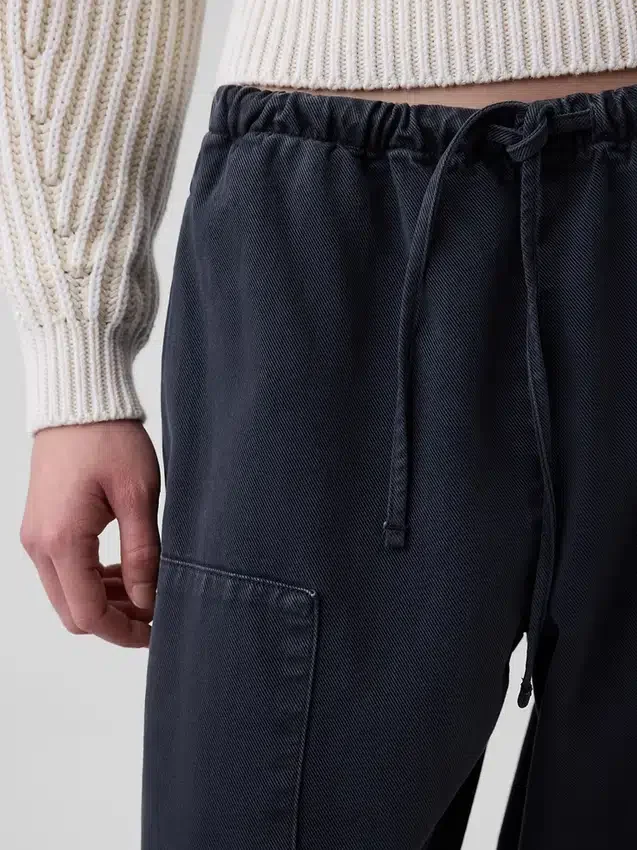 Pantaloni a zampa con doppio rinforzo sulle ginocchia