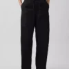 Pantaloni a zampa Easy in popeline