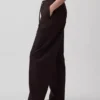 Pantaloni a zampa Easy in popeline
