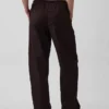 Pantaloni a zampa Easy in popeline