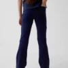 Pantaloni a zampa in tessuto Ponte per uniforme da bambino