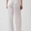 Pantaloni a zampa larghi in garza di cotone