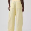 Pantaloni a zampa larghi in garza di cotone