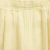 Pantaloni a zampa larghi in garza di cotone