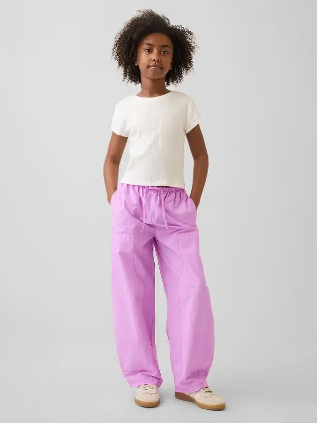 Pantaloni a zampa per bambini con doppio rinforzo sulle ginocchia