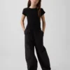 Pantaloni a zampa per bambini con doppio rinforzo sulle ginocchia
