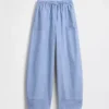Pantaloni a zampa per bambini con doppio rinforzo sulle ginocchia