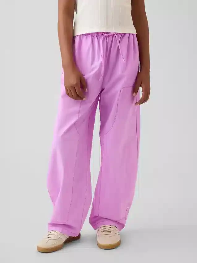 Pantaloni a zampa per bambini con doppio rinforzo sulle ginocchia