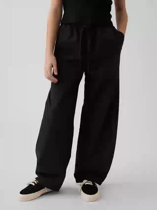Pantaloni a zampa per bambini con doppio rinforzo sulle ginocchia