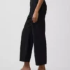 Pantaloni alla caviglia dritti e comodi in misto lino