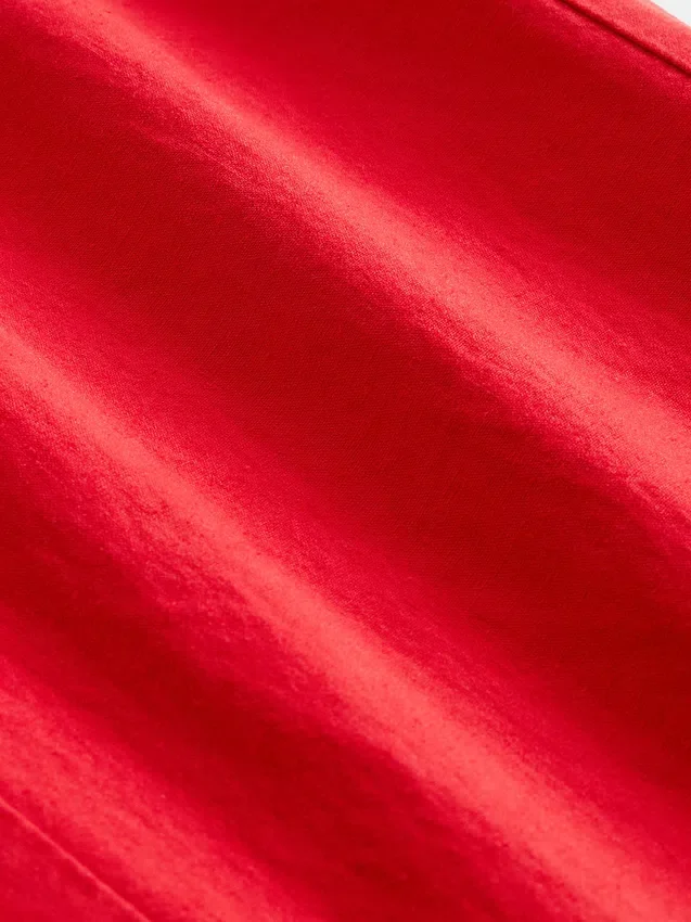 Pantaloni alla caviglia dritti e comodi in misto lino