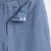 Pantaloni alla caviglia dritti e comodi in misto lino