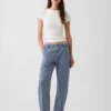 Pantaloni alla caviglia utility a vita media