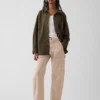 Pantaloni alla caviglia utility a vita media