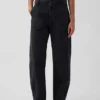Pantaloni alla caviglia utility a vita media