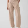 Pantaloni alla caviglia utility a vita media