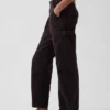 Pantaloni alla caviglia utility a vita media