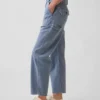 Pantaloni alla caviglia utility a vita media