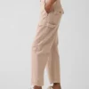 Pantaloni alla caviglia utility a vita media