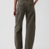 Pantaloni alla caviglia utility a vita media