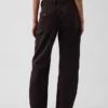 Pantaloni alla caviglia utility a vita media