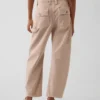 Pantaloni alla caviglia utility a vita media