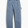 Pantaloni alla caviglia utility a vita media