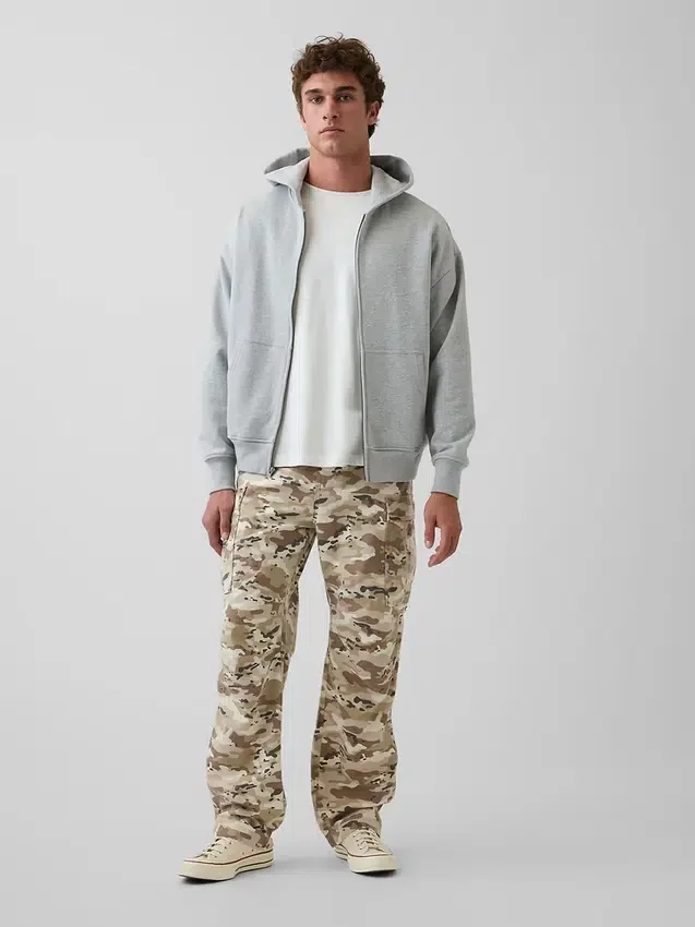 Pantaloni cargo larghi