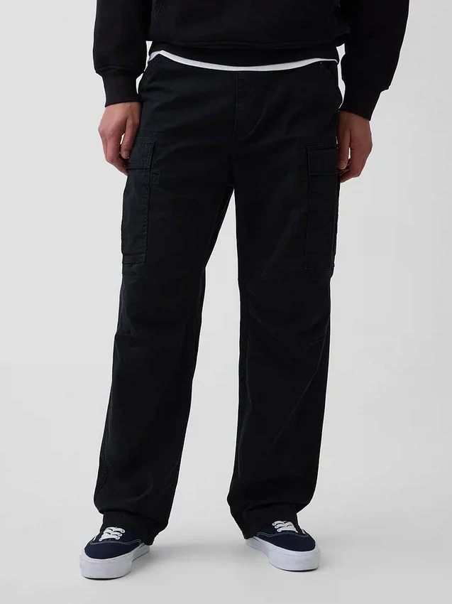 Pantaloni cargo larghi