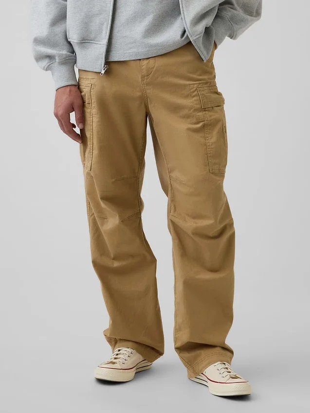 Pantaloni cargo larghi