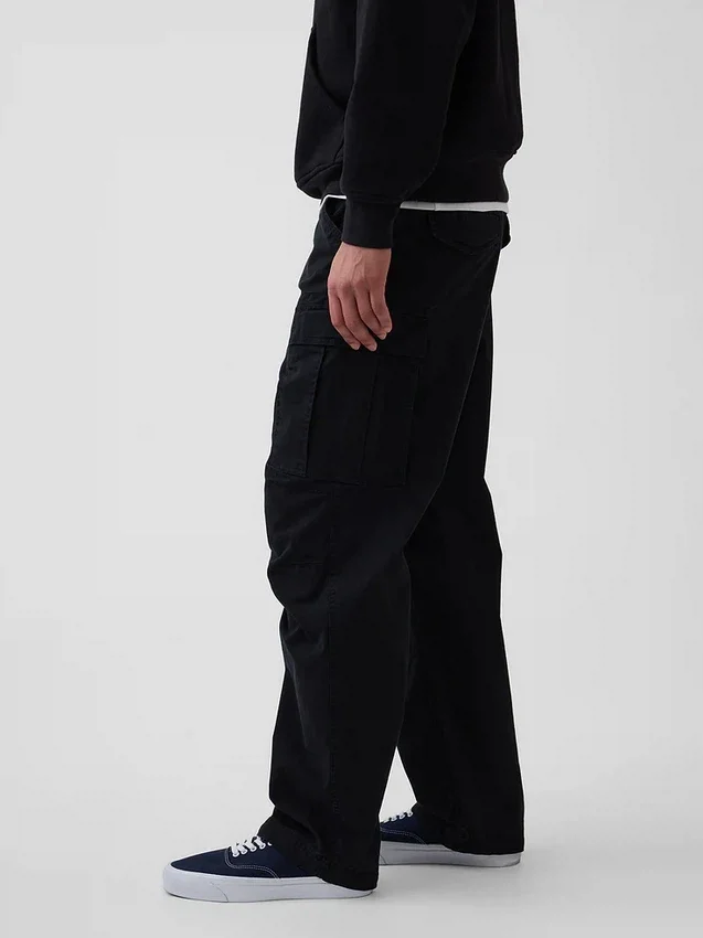 Pantaloni cargo larghi