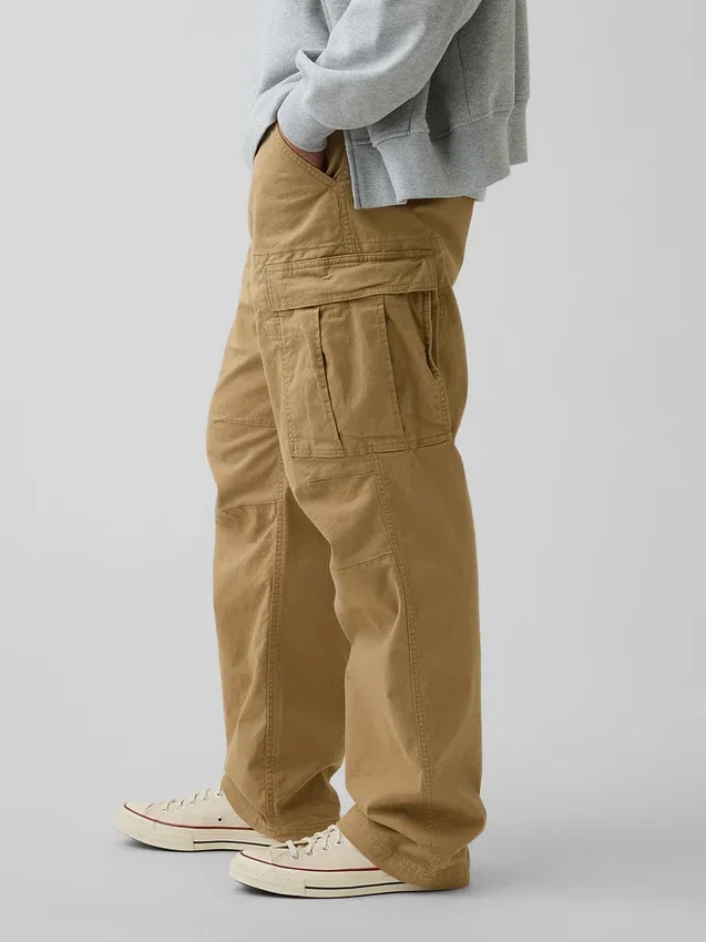 Pantaloni cargo larghi