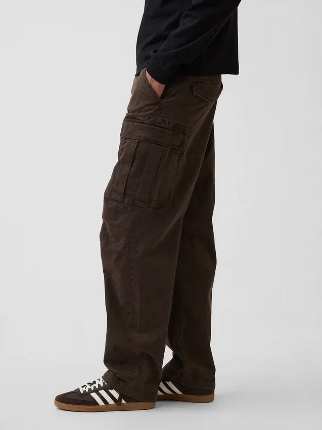 Pantaloni cargo larghi
