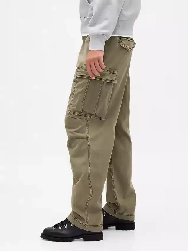 Pantaloni cargo larghi