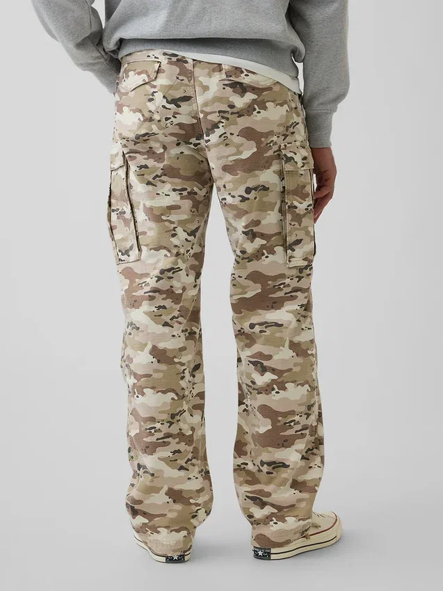 Pantaloni cargo larghi