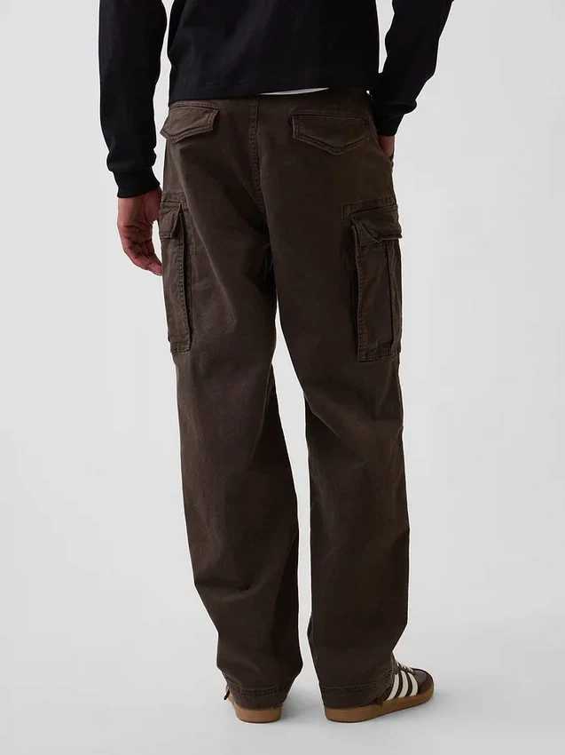 Pantaloni cargo larghi
