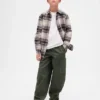 Pantaloni cargo larghi e affusolati per bambini