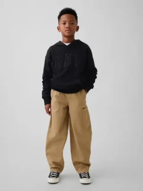 Pantaloni cargo larghi e affusolati per bambini