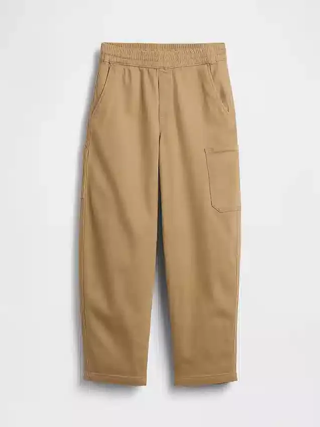 Pantaloni cargo larghi e affusolati per bambini