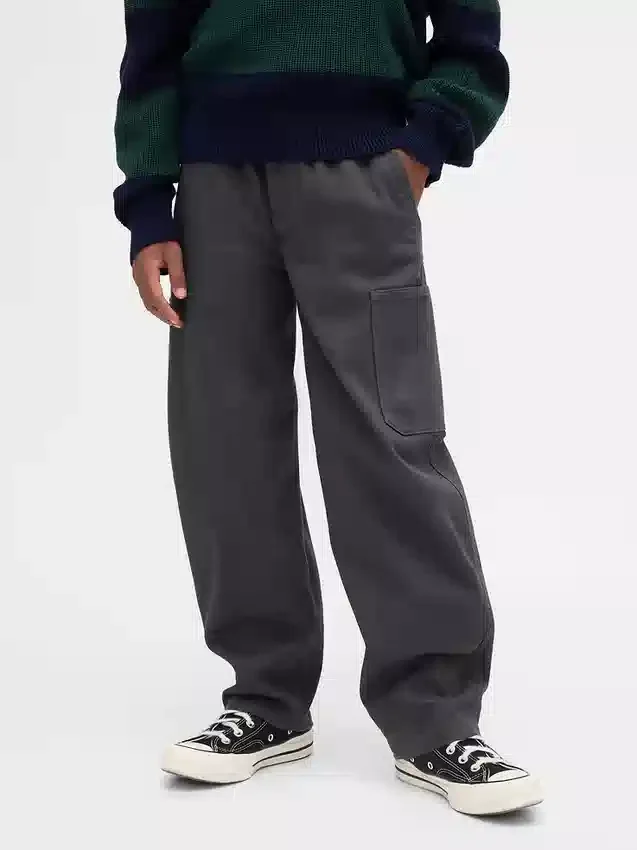 Pantaloni cargo larghi e affusolati per bambini
