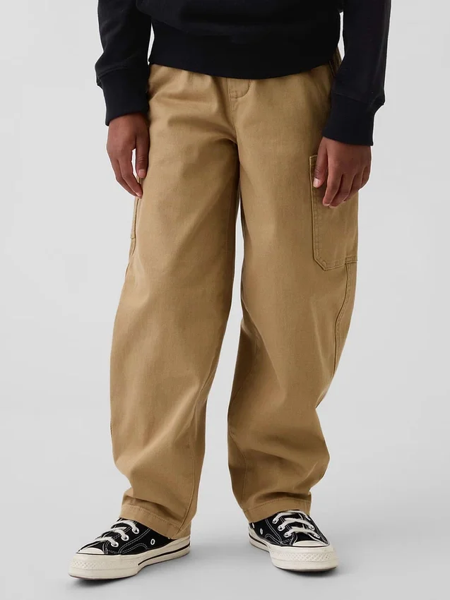 Pantaloni cargo larghi e affusolati per bambini