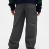 Pantaloni cargo larghi e affusolati per bambini