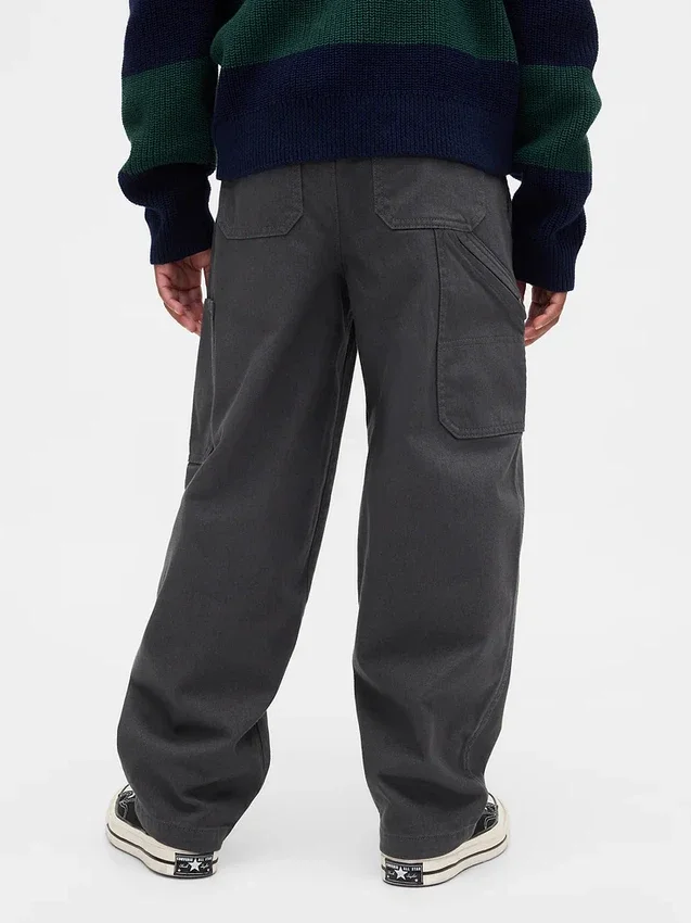 Pantaloni cargo larghi e affusolati per bambini