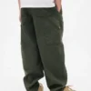 Pantaloni cargo larghi e affusolati per bambini