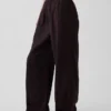 Pantaloni comodi a gamba larga in misto lino