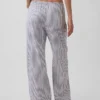 Pantaloni comodi a gamba larga in misto lino