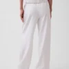 Pantaloni comodi a gamba larga in misto lino