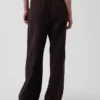Pantaloni comodi a gamba larga in misto lino