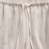 Pantaloni comodi a gamba larga in misto lino