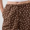 Pantaloni comodi a gamba larga in misto lino
